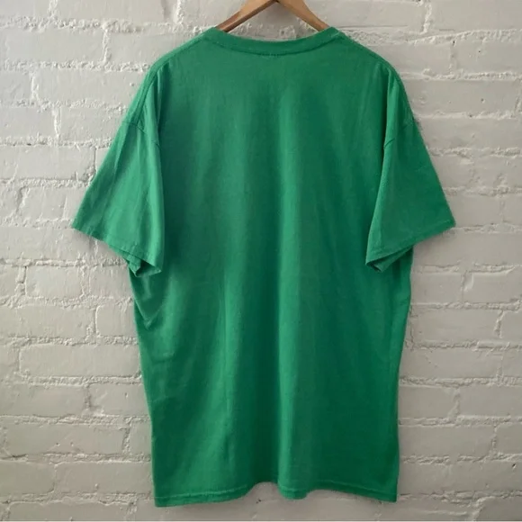 Vintage 90s Tee Green Celtic Cross Graphic T-Shirt St. Patrick’s Day Retro XL - Picture 9 of 14